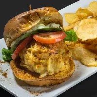 crab cake sandwich